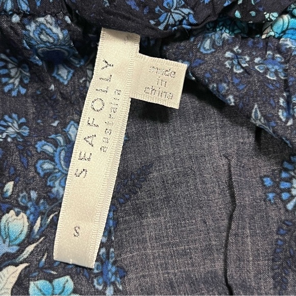 Seafolly Sunflower Floral Halter / Strapless Jumpshort Playsuit - Picture 6 of 10